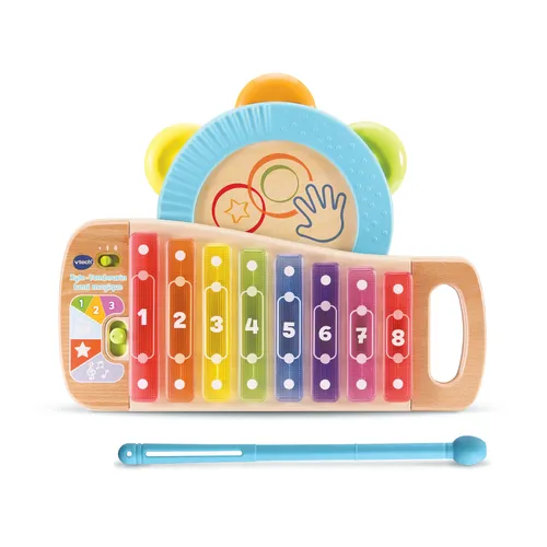 مقارنة لعبة موسيقية للأطفال Chicco 00012167000000 مع VTech لعبة تعليمية Play Green 80-615605