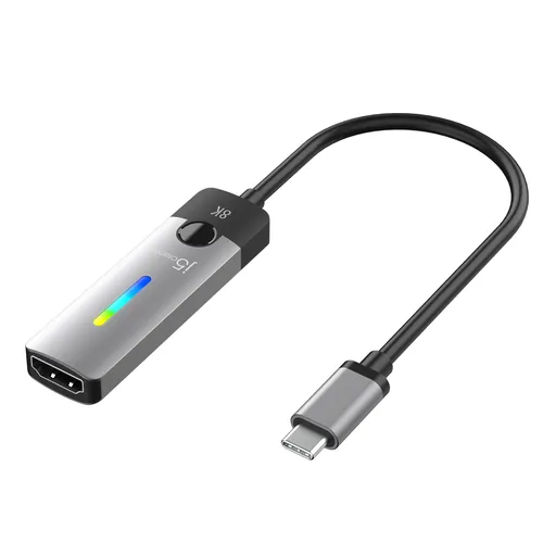 صورة j5create محول USB-C إلى HDMI 2.1 8K طراز JCA157-N