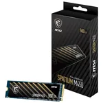 محرك أقراص صلبة داخلي MSI Spatium M450 PCIe 4.0 NVMe M.2 500GB