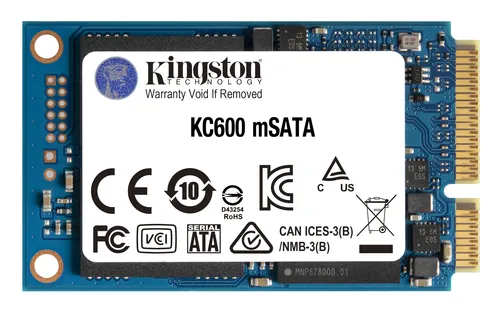 صورة Kingston Technology 256G SSD KC600 SATA3 mSATA