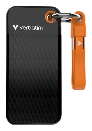 صورة Verbatim Pocket SSD USB 3.2 Gen 2 1TB Black/Orange