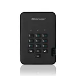 iStorage diskAshur² SSD 2TB Black | Secure Portable Solid State Drive |AES-XTS 256-bit Hardware Encryption | PIN protected | OS & Platform Independent | TAA Compliant |Brute force hack defence | Dust/Water Resistant