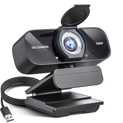 TRAUSI 1080p HD Webcam غطاء خصوصية