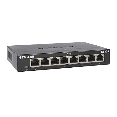 صورة NETGEAR GS308 مفتاح إيثرنت جيجابت 8 منافذ