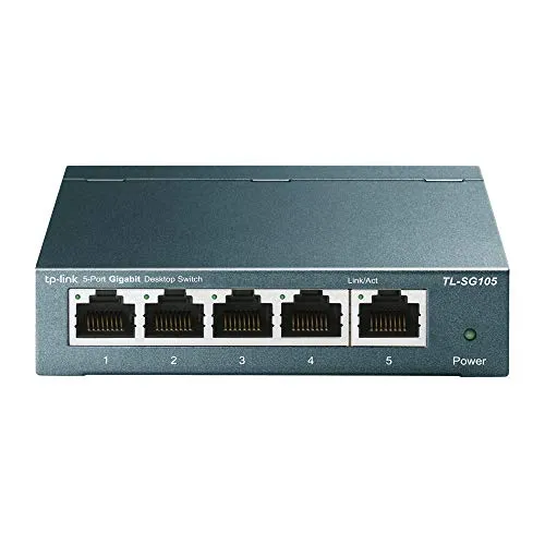 صورة TP-Link TL-SG105 مفتاح شبكة جيجابت غير مُدار بـ 5 منافذ
