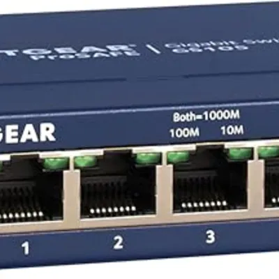 سويتش نت جير GS105NA جيجابت إيثرنت 5 منافذ