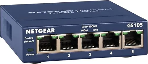 صورة سويتش نت جير GS105NA جيجابت إيثرنت 5 منافذ