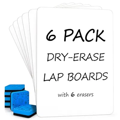 Scribbledo 6 Pack 9x12 Dry Erase Boards