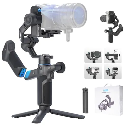 مقارنة DJI RS 4 مثبت اهتزاز ثلاثي المحاور لكاميرات DSLR والكاميرات عديمة المرآة مع 