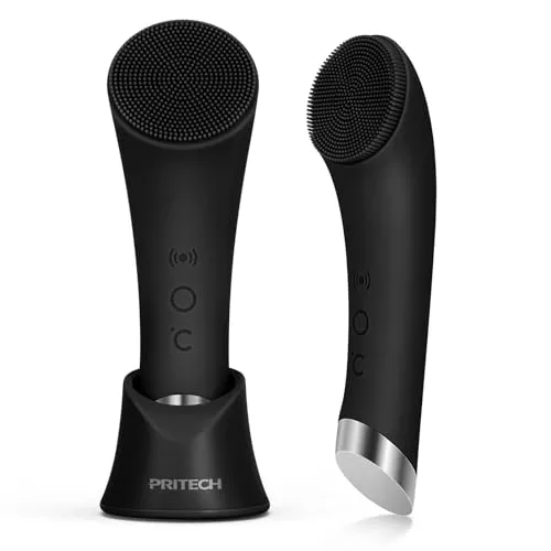 فرشاة تنظيف الوجه PRITECH Rechargeable Silicone Black