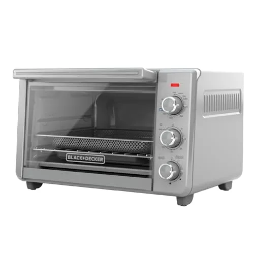 مقارنة فرن توستر بلاك اند ديكر Crisp 'N Bake Air Fry سعة 17 لتر مع 