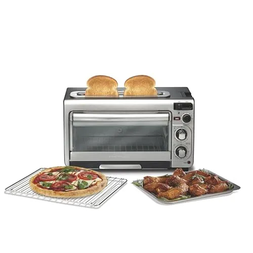 مقارنة فرن توستر بلاك اند ديكر Crisp 'N Bake Air Fry سعة 17 لتر مع 