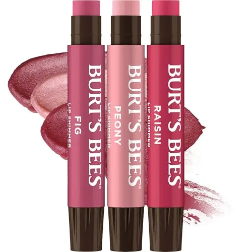 صورة Burt's Bees Lip Shimmer Nude Trio Set