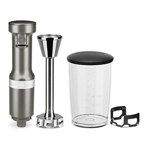 صورة خلاط يدوي سلكي KitchenAid KHBV53 بلون فضي كونتور