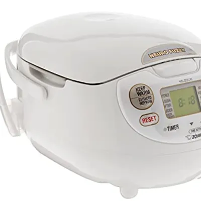Zojirushi NS-ZCC10 قدر أرز 5.5 كوب أبيض