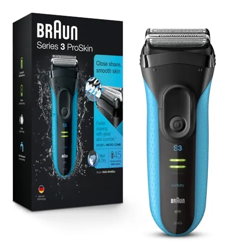 صورة Braun Series 3 Wet Dry Foil Shaver Blue