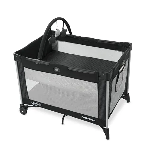 مقارنة Pamo Babe Portable Pack Play Bassinet - Grey مع 