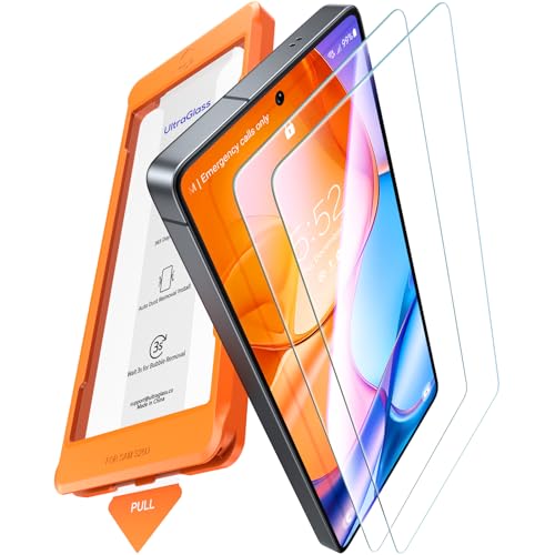 مقارنة واقي شاشة Lucyliy 3-Pack لجهاز ZTE Blade V50 Design 4G مع واقي شاشة UltraGlass S25 Ultra قطعتان