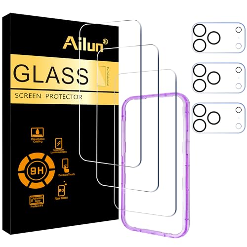 واقي شاشة Ailun لهاتف iPhone 17 Pro Max مقاس 6.9 بوصة
