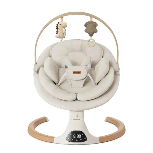 مقارنة  مع Viriwebaby أرجوحة أطفال كهربائية رمادية