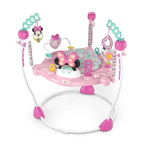مقارنة Bright Starts Minnie Mouse Forever Besties Jumper مع نطاطة أطفال فيشر برايس طراز غابة الأمطار الصاخبة