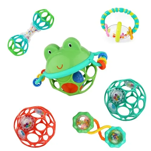 مجموعة هدايا Bright Starts Little Shakers المكونة من 6 قطع