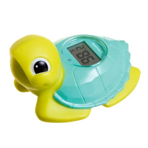 Dreambaby Floating Turtle Bath and Room Thermometer Green