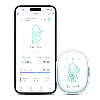 Sense-U Pro Smart Baby Movement Monitor White
