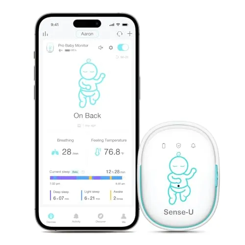 Sense-U Pro Smart Baby Movement Monitor White