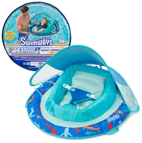 مقارنة SwimWays Baby Spring Float Mermaid Canopy مع 