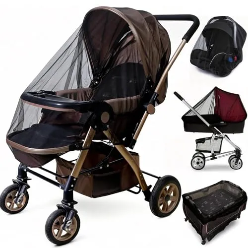 مقارنة Sysmie Baby Mosquito Net 2-Pack Coffee مع 
