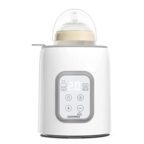 Grownsy 8 in 1 Baby Bottle Warmer White