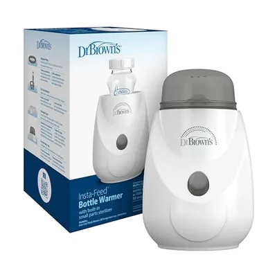 Dr. Brown's Insta-Feed Bottle Warmer Sterilizer White/Grey