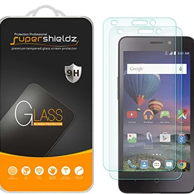 واقي شاشة زجاجي مقوى Supershieldz لهاتف ZTE Maven 2