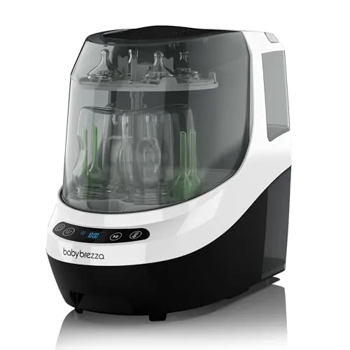 مقارنة Baby Brezza Baby Bottle Washer Pro أبيض مع معقم زجاجات الأطفال فيليبس أفينت SCF293