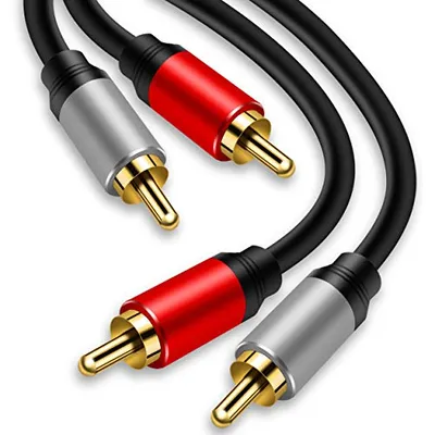 كيبل Tan QY 2RCA إلى 2RCA بطول 3 قدم 3 Ft