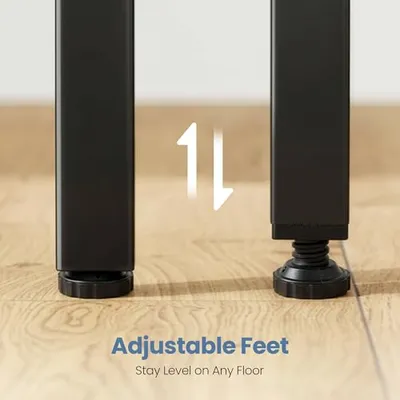 Thumbnail 7 of مكتب زاوية DUMOS على شكل حرف L مقاس 47 بوصة بني ريفي 47 Inch