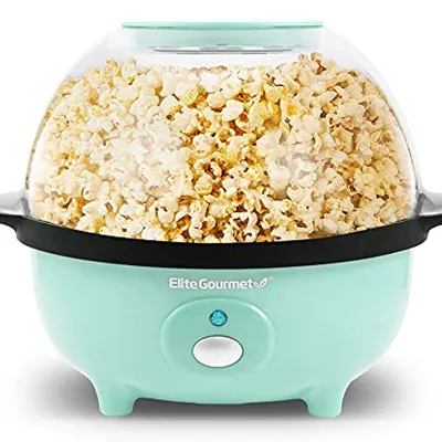 صانعة فشار Elite Gourmet EPM330M سعة 12 كوب لون نعناعي