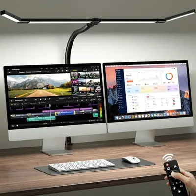 مصباح مكتب ONEMIX LED 42 بوصة أسود