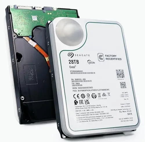 صورة محرك أقراص صلبة داخلي Seagate Exos 28TB SATA III 7200 RPM