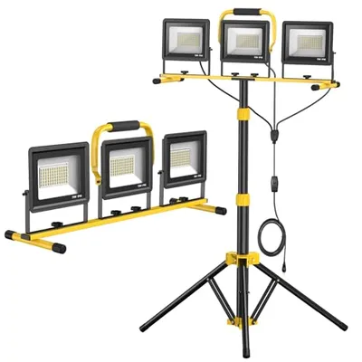 مصباح عمل SOARFLY LED ثلاثي الرؤوس 21000 لومن