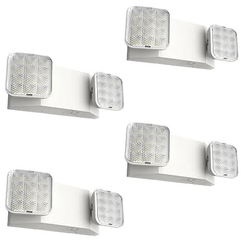 صورة مصابيح طوارئ FREELICHT LED عبوة 4 قطع لون أبيض