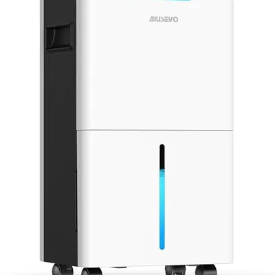 مزيل الرطوبة Aiusevo 21-Pint 1500 Sq. Ft. أبيض