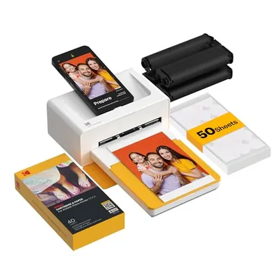 طابعة صور KODAK Dock Plus 4x6 صفراء
