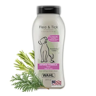شامبو Wahl Defense Formula لطرد البراغيث والقراد للكلاب 24 أونصة