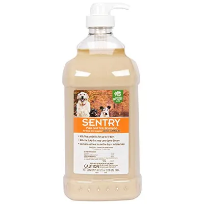 شامبو SENTRY للكلاب بالشوفان للبراغيث والقراد 63.5 oz
