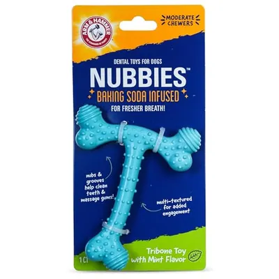 مضغة أسنان للكلاب T-Bone Nubbies من Arm & Hammer