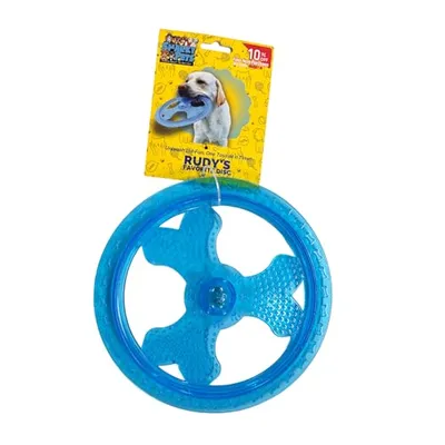 قرص Snarky Pets الطائر TPR للكلاب، أزرق