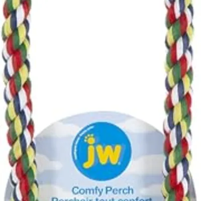 عصا تعليق للطيور JW Comfy Perch متعددة الألوان متوسطة