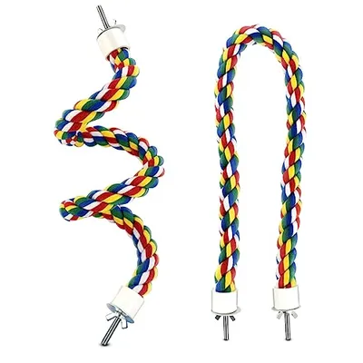 مجثم حبل الطيور Yuntop الملون بطول 23.6 بوصة 23.6 Inch
